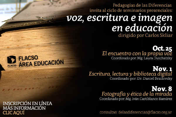 Ciclo Seminarios - Voz escritura e imagen en educacion