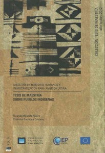 Tesis de maestria sobre pueblos indigenas  L.17.426