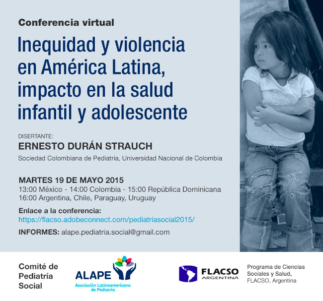 Conferencia virtual Inequidad y violencia en america latina