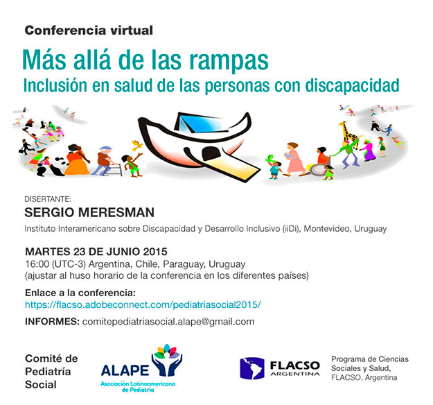 I Conferencia virtual “Más allá de las rampas: inclusión en salud de las personas con discapacidad”