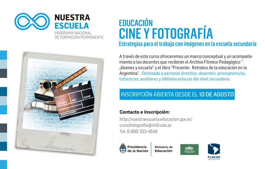 Curso virtual en “Educación, cine y fotografía”