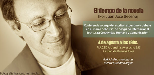 Conferencia “El tiempo de la novela”