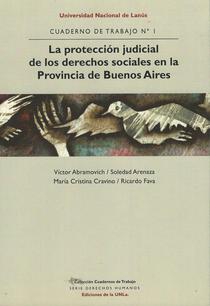 La protección judicial de los derechos sociales en la provincia de Buenos Aires.