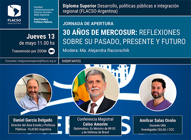 Videoconferencia “30 años de MERCOSUR: reflexiones sobre su pasado, presente y futuro”