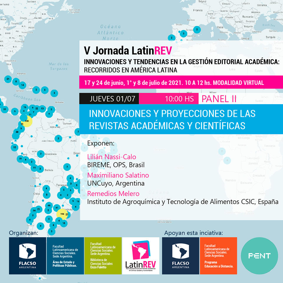 V Jornada LatinREV - Panel II: Innovaciones y proyecciones de las revistas académicas y científicas.