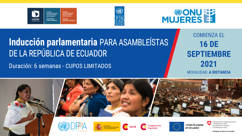 Inducción parlamentaria para Asambleístas de la República de Ecuador