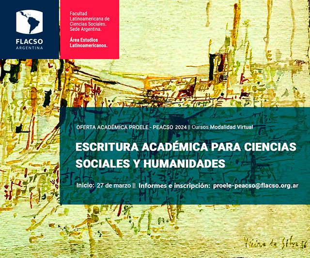 Escritura académica para ciencias sociales y humanidades